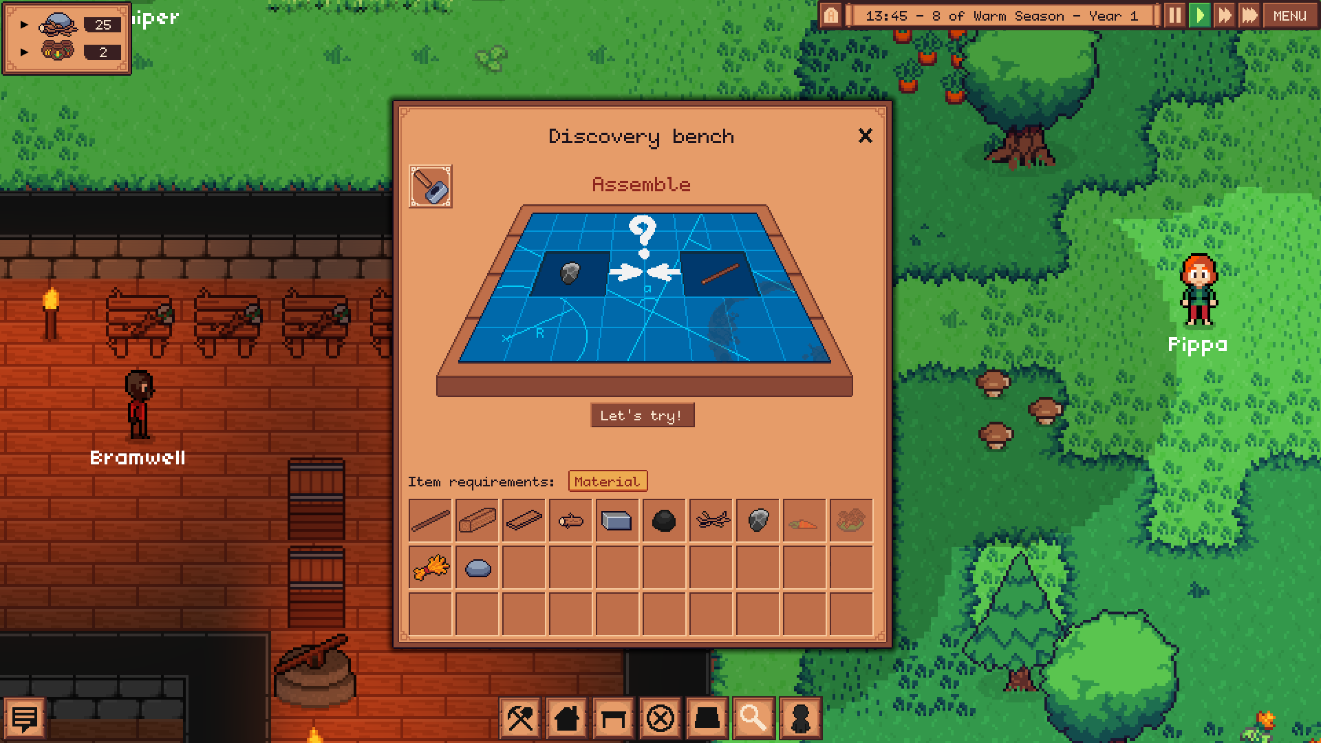 The new discovery bench UI