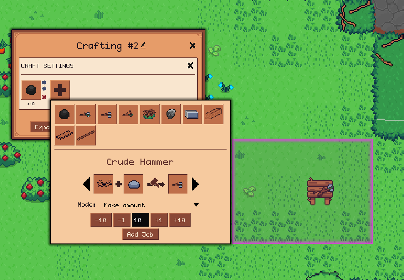 The new crafting UI